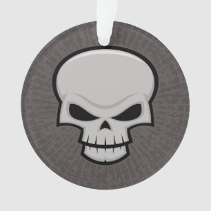 Evil Skull Design Ornament