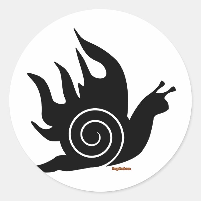 Evil Snail Classic Round Sticker (Front)