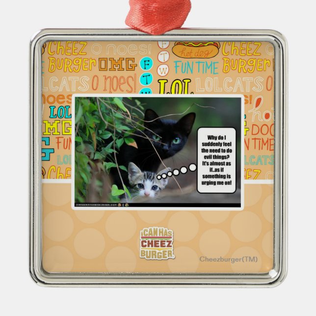 evil things metal tree decoration (Front)