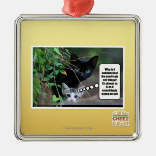 evil things metal tree decoration