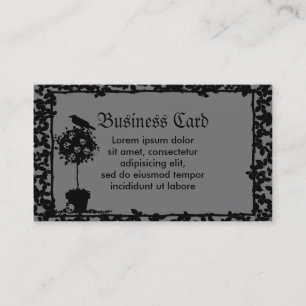 Evil Topiary Coordinates Business Card
