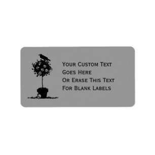 Evil Topiary Coordinates Label