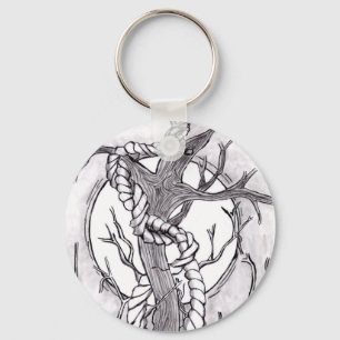 evil tree key ring