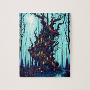 Evil Treehouse Jigsaw Puzzle