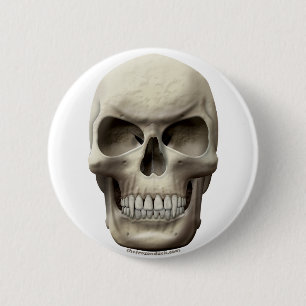 Evil Vampiric Skull 6 Cm Round Badge