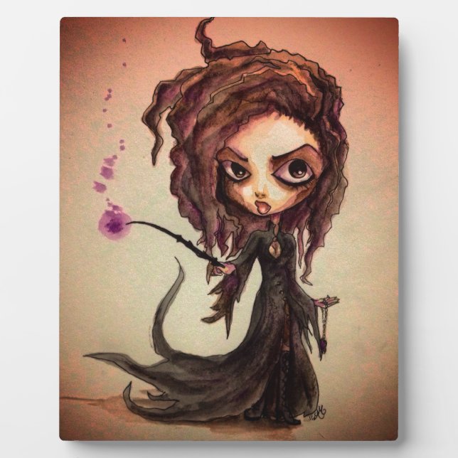 Evil Witchy Wizards Plaque (Front)