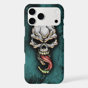 Evil Zombie Skull Fantasy Tattoo Art Design