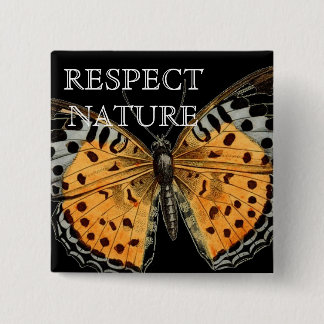 EVIROMENT PROTECTION 15 CM SQUARE BADGE