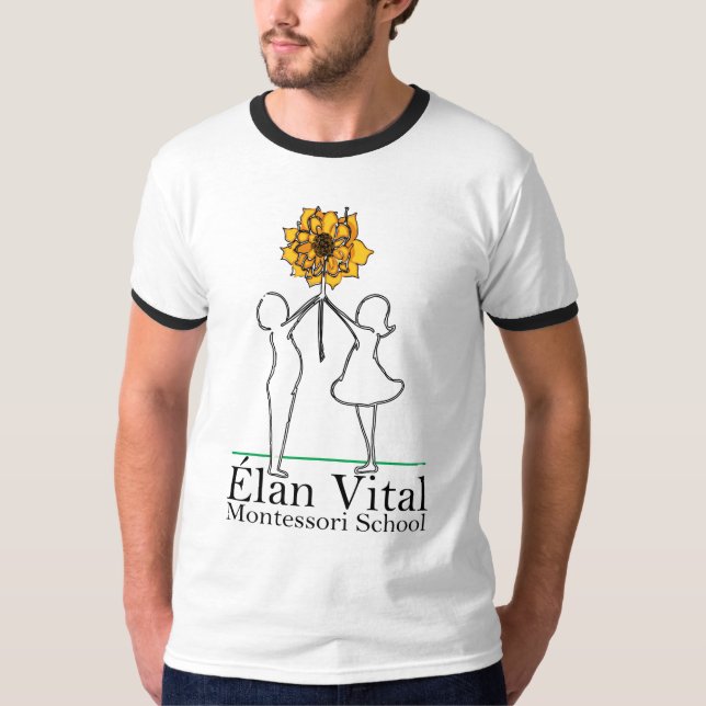 EVM Ringer Men's  T-Shirt (Front)