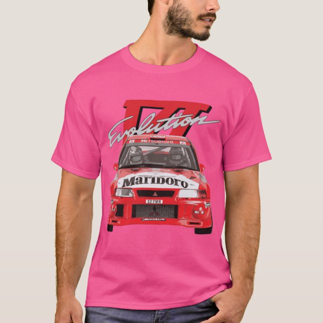 Evo 6 VI TME WRC RALLIART Mitsubish Evolution Enke T-Shirt (Front)