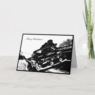 EVO IX  Car Themed Christmas Card