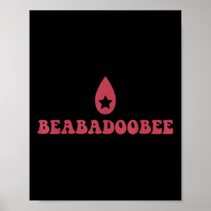 Evo Payments Beabadoobee Funny Y2k Girls Black Cot Poster