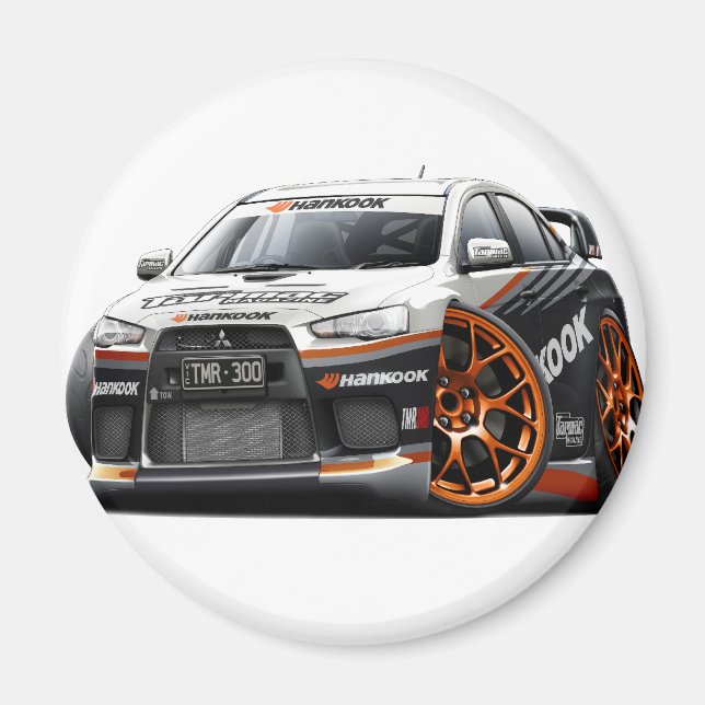 Evo Race Car Magnet (Front)