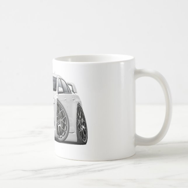 Evo White Car Coffee Mug (Right)
