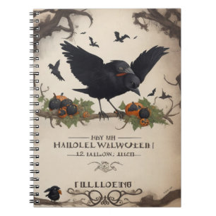 Evoke Halloween Magic with our Modern Vintage Notebook