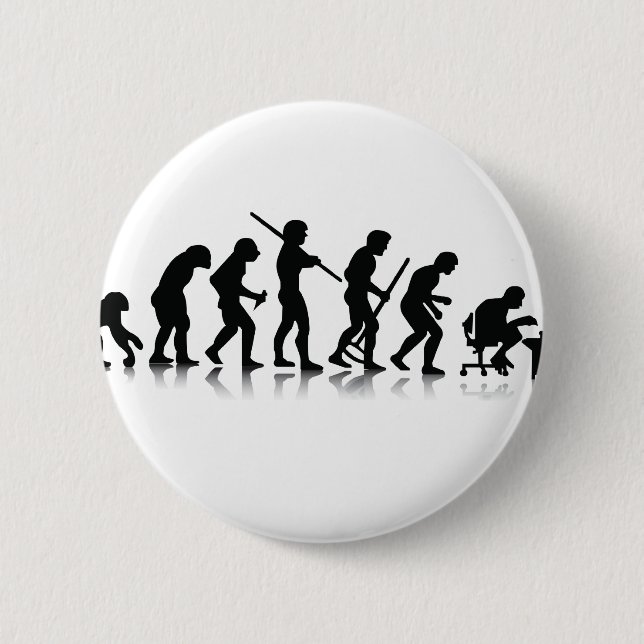 Evolution 6 Cm Round Badge (Front)