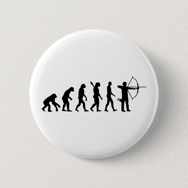 Evolution Archery 6 Cm Round Badge (Front)