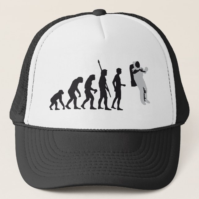 evolution astronaut trucker hat (Front)