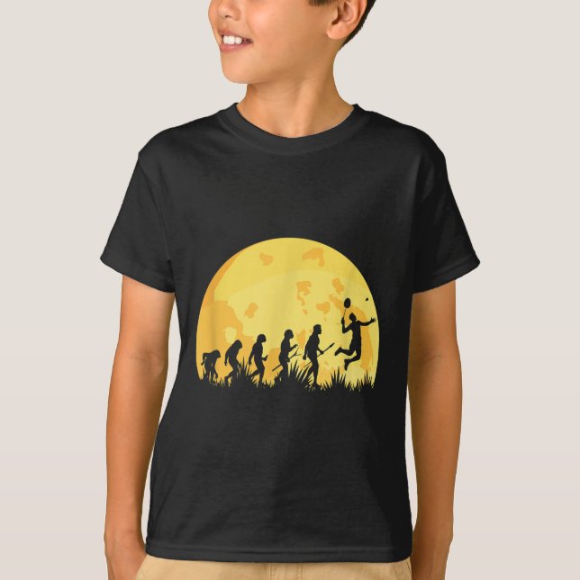 Evolution Badminton Bright Badminton Player Gift  T-Shirt (Front)