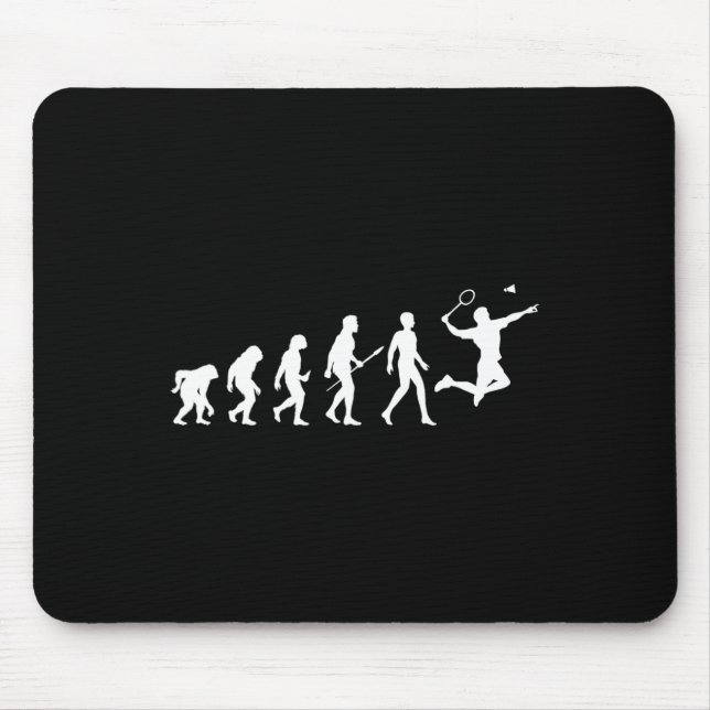 Evolution Badminton Gift For Badminton Players Evo Mouse Mat (Front)