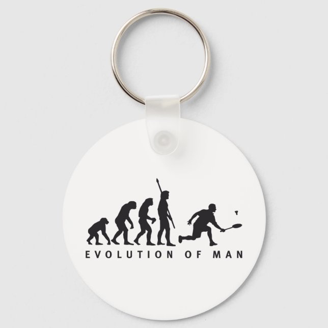 evolution badminton key ring (Front)