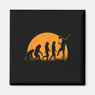 Evolution Badminton Player _ Racket Shuttle Magnet