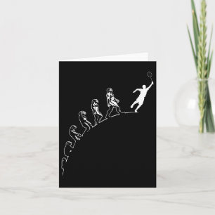 Evolution Badminton Shuttle Art Sports Card