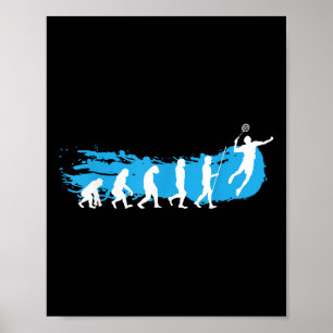 Evolution Badminton _ Shuttle _ Badminton Player G Poster
