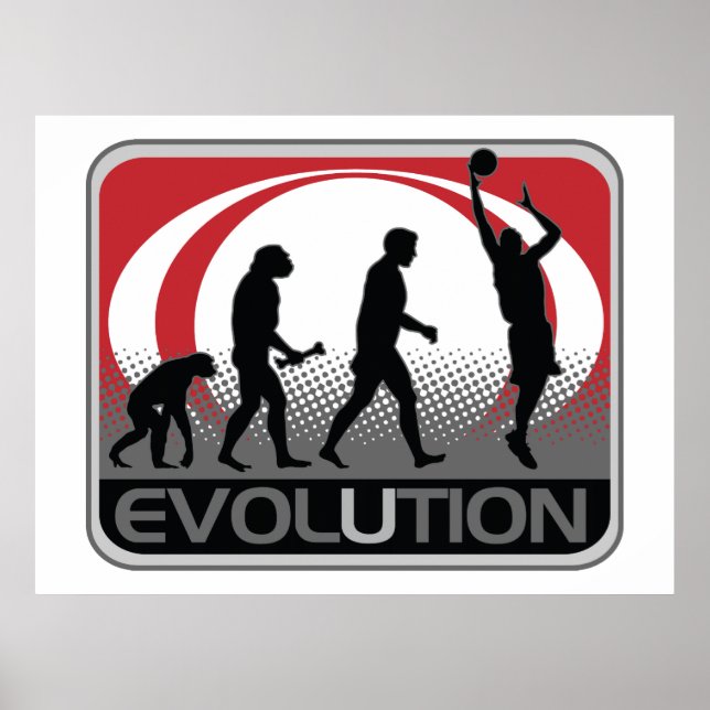 Evolution Basketball Poster (Front)