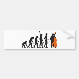 evolution bass bumper sticker