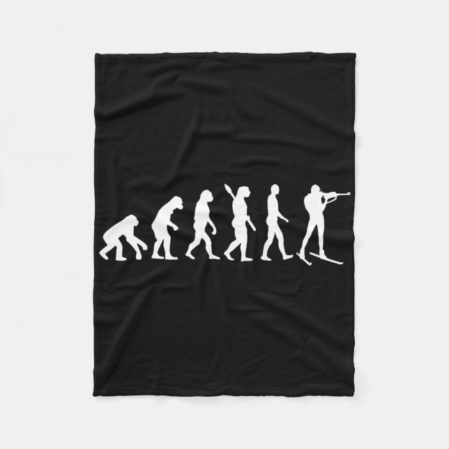 Evolution Biathlon  Fleece Blanket (Front)
