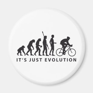 evolution bicycle magnet
