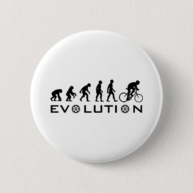 Evolution Bike 6 Cm Round Badge (Front)