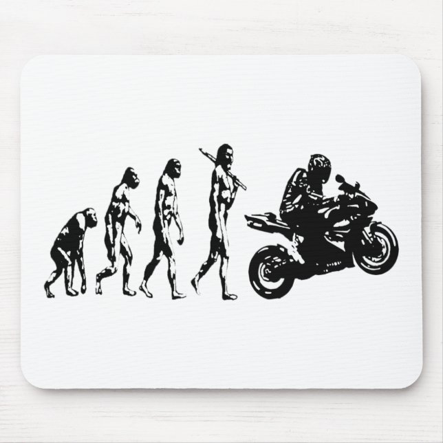 evolution bike mouse mat (Front)