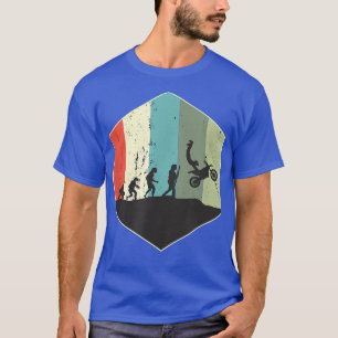 Evolution Biker Retro Vintage No limits Enduro Fre T-Shirt