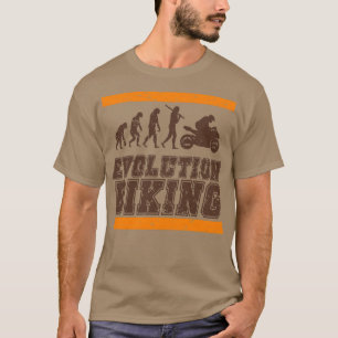 Evolution Biking Motorcycle Street Speed T-Shirt