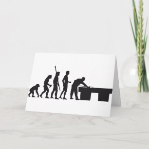 evolution billard card