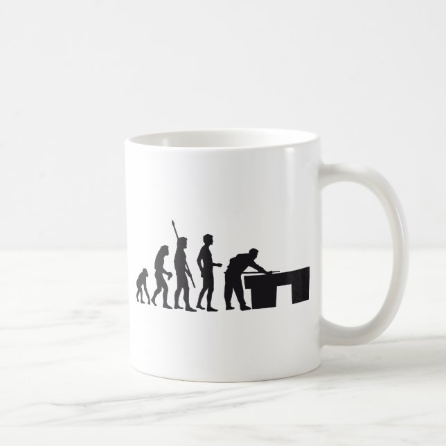 evolution billard coffee mug (Right)
