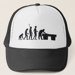 evolution billard trucker hat