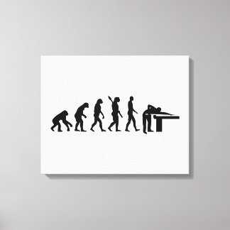 Evolution Billiards Canvas Print