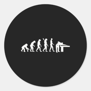 Evolution Billiards Classic Round Sticker