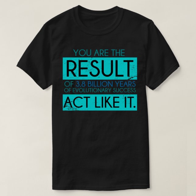 Evolution Biology T-Shirt (Design Front)