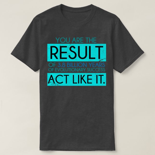 Evolution Biology T-Shirt (Design Front)