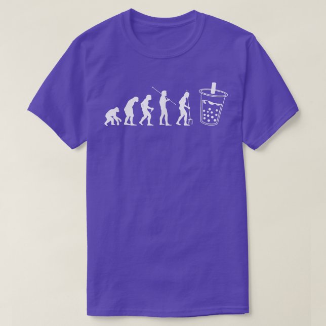 Evolution Boba Bubble Tea885 T-Shirt (Design Front)