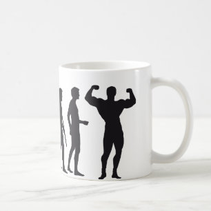 evolution bodybuilding coffee mug