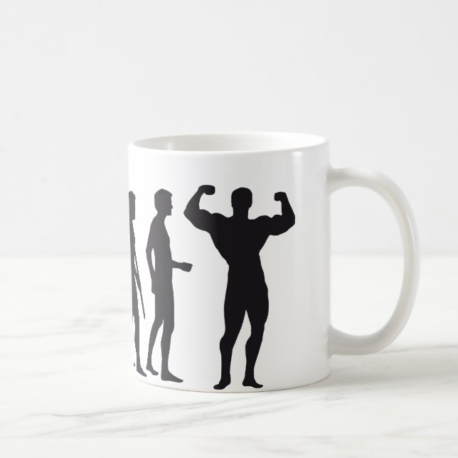 evolution bodybuilding coffee mug (Right)