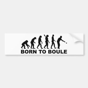 Evolution Boule Petanque Bumper Sticker