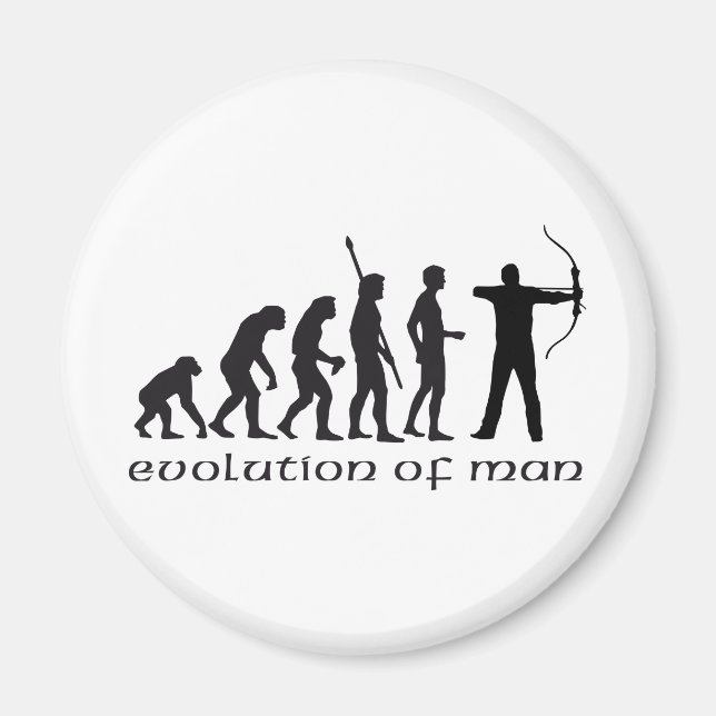 evolution bow and arrow magnet (Front)