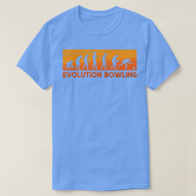 Evolution Bowling Gift T T-Shirt (Design Front)
