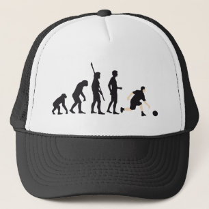 evolution bowling trucker hat